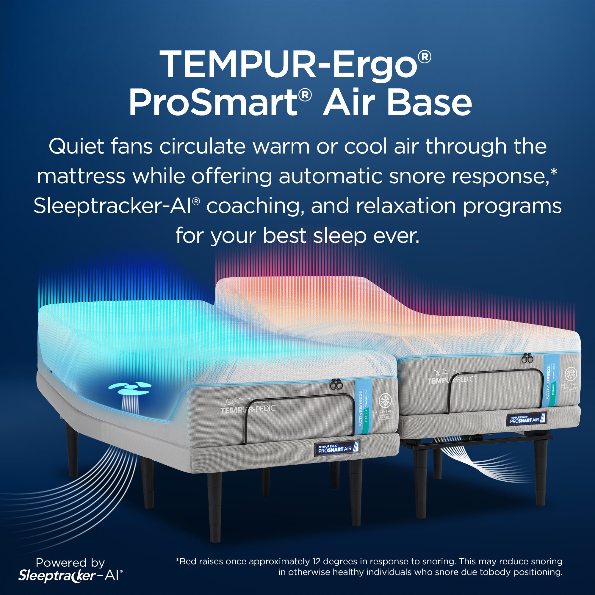 Tempur-Pedic® ActiveBreeze® - Medium Hybrid Smart Bed