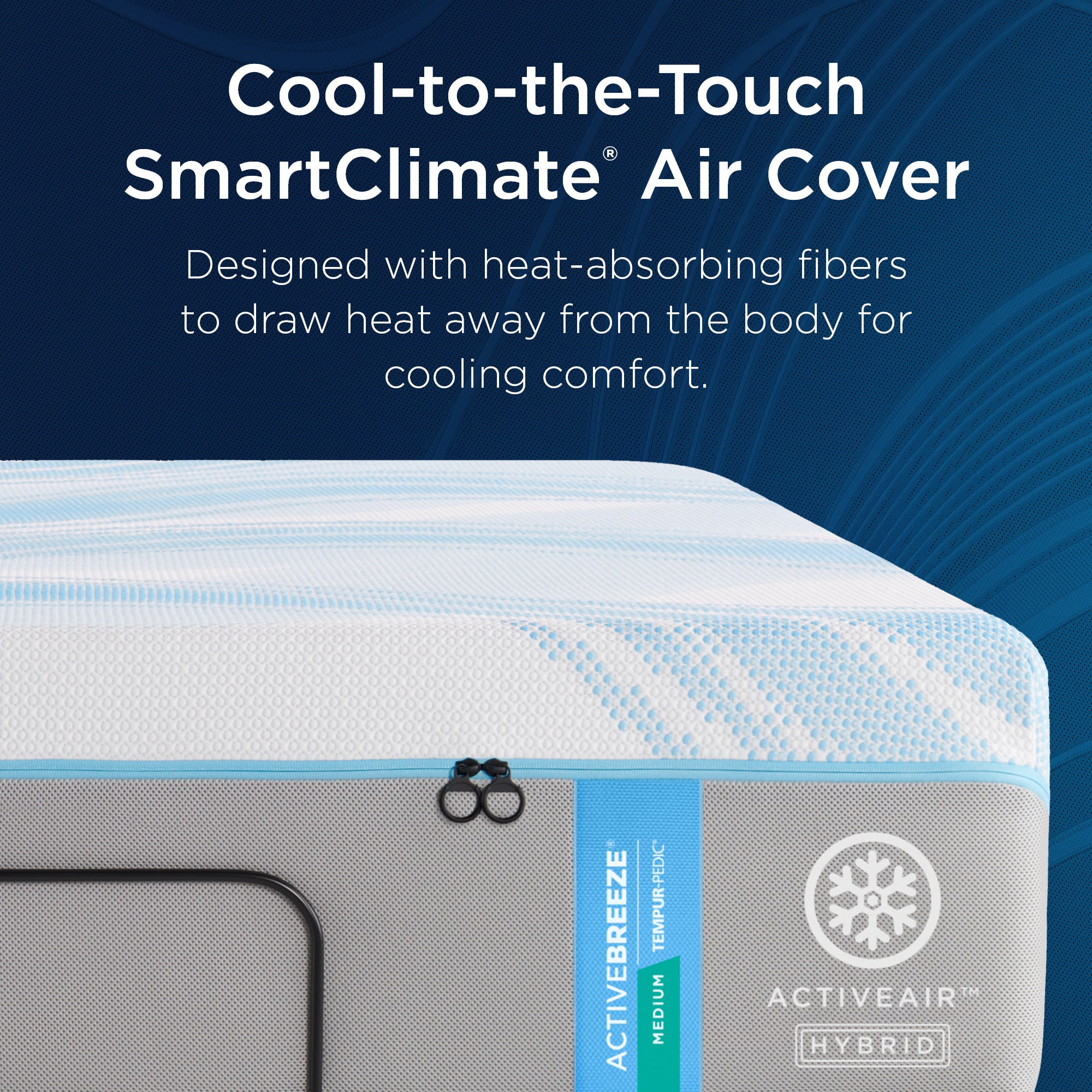 Tempur-Pedic® ActiveBreeze® - Medium Hybrid Smart Bed