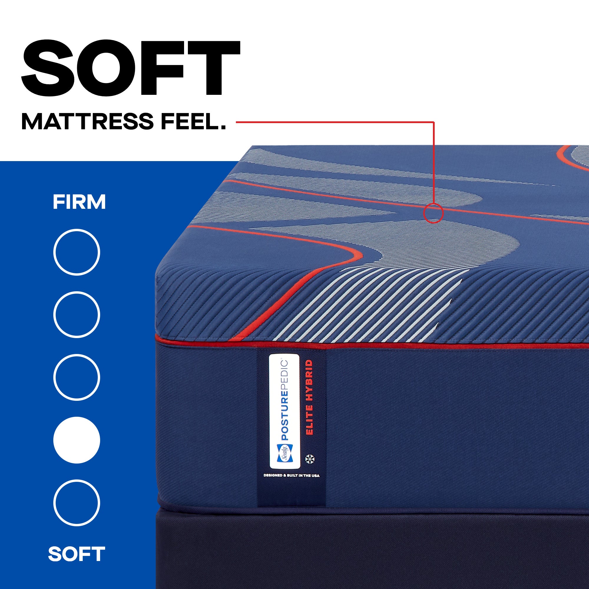 Sealy® Posturepedic® Elite: "Brenham II" - Hybrid Soft